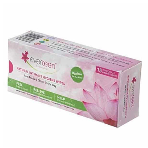 Everteen Natural Intimate Hygiene Wipes 15pcs